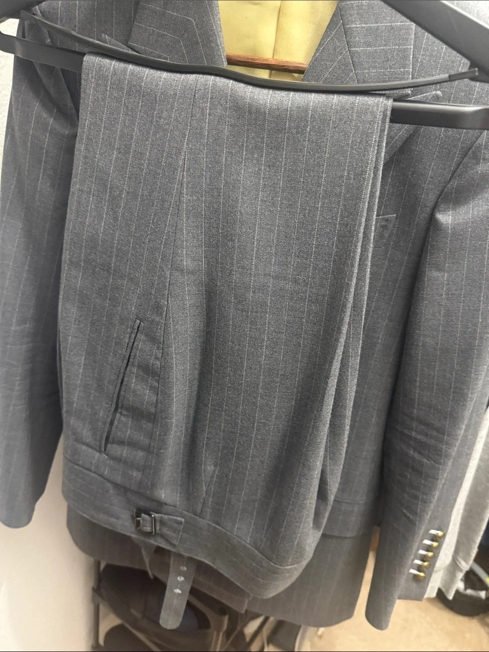 Bespoke custom Pinstripe Double-Breasted Suit